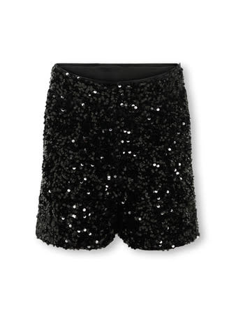 KOGCONFIDENCE SEQUIN SHORTS JRS 15359946 Black