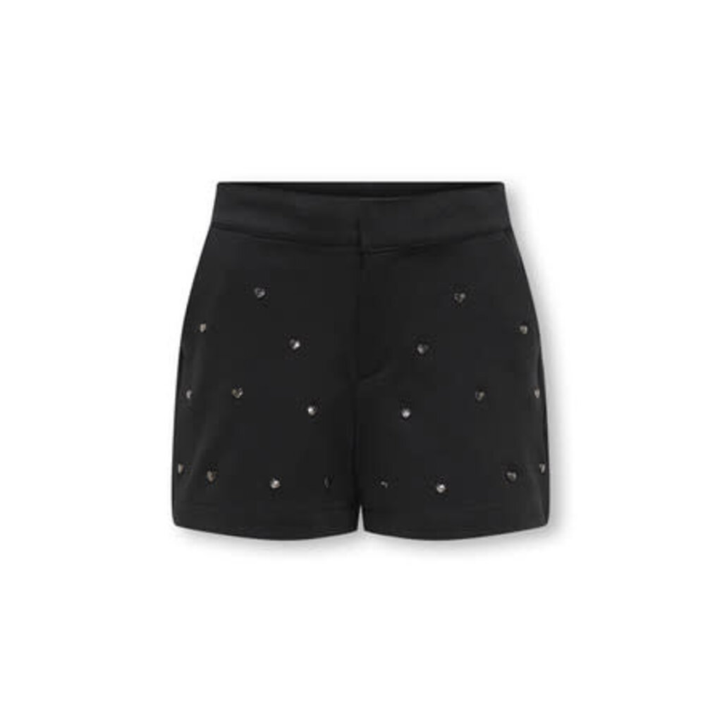 KIDS ONLY KOGPEACH LIFE STUD SHORTS TLR 15359903 Black Heart Studs