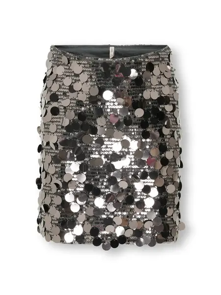 KIDS ONLY KOGJADEL SEQUINS SKIRT WVN 15359966 Asphalt Sequins