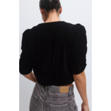 Velour top 26752 black