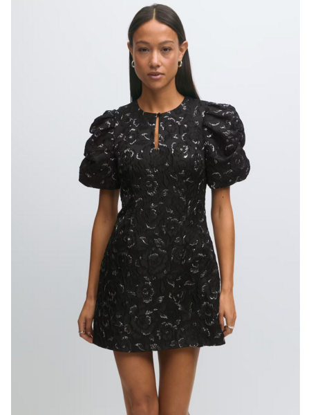 Gina Tricot Brocade dress 26221 black