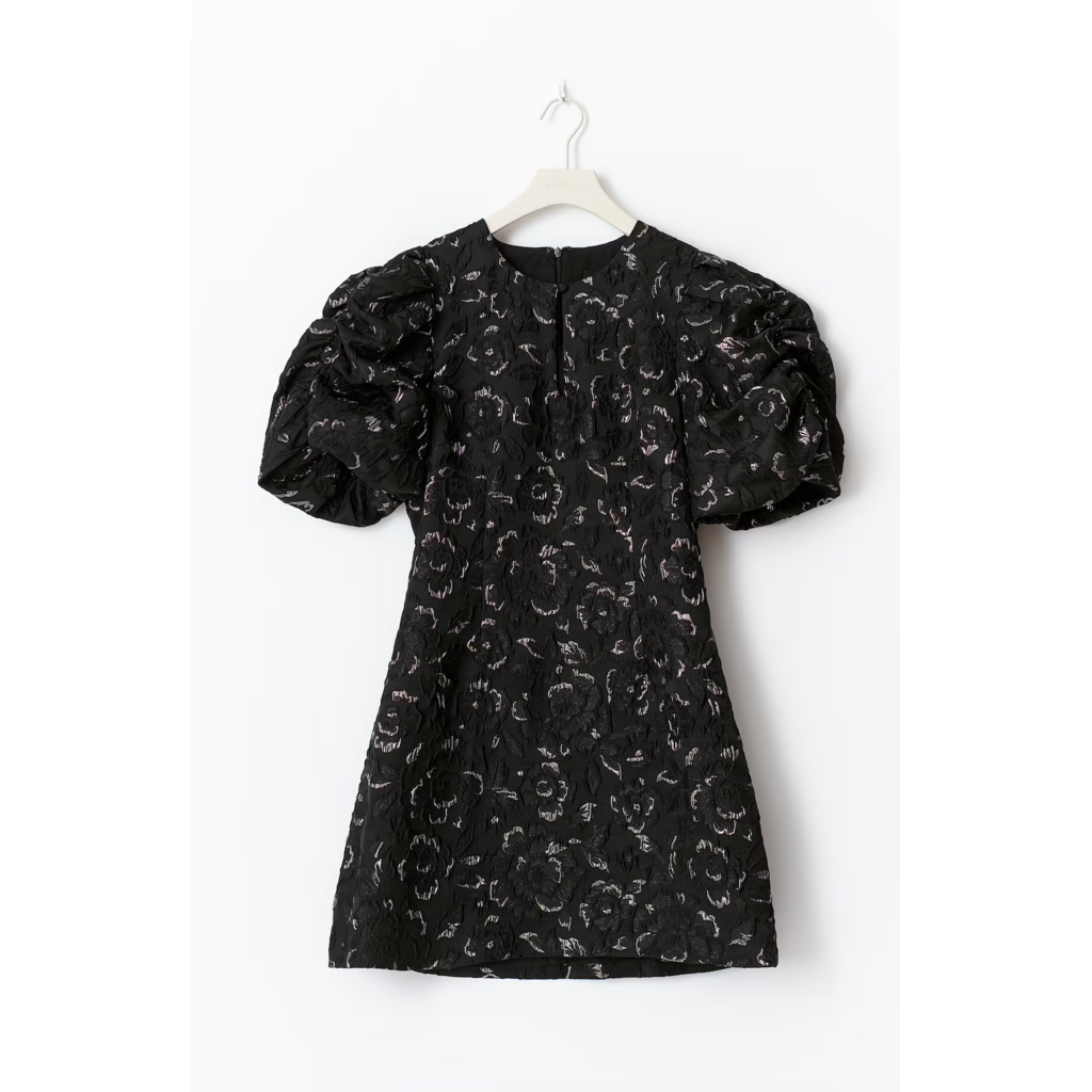 Gina Tricot Brocade dress 26221 black