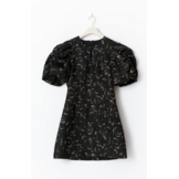 Brocade dress 26221 black