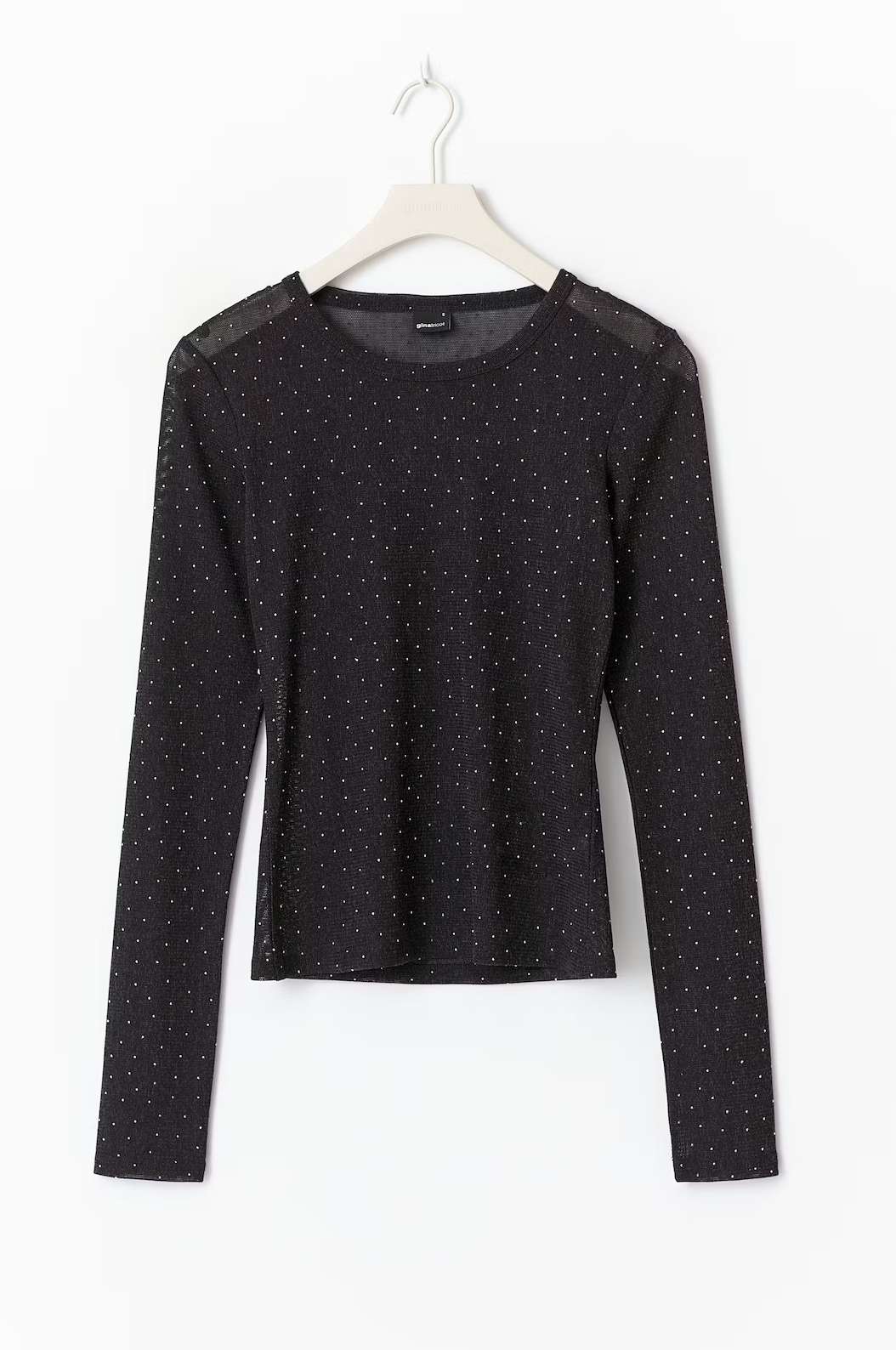 Rhinestone sheer top 258917 stone