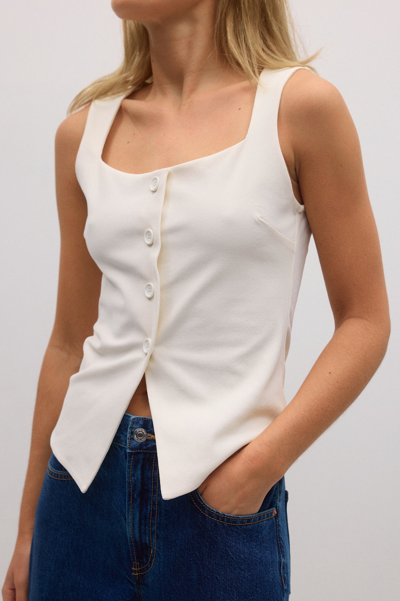 Jersey vest 25220 Gardenia (1496)