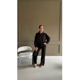 Jeans jacket - dark leopard