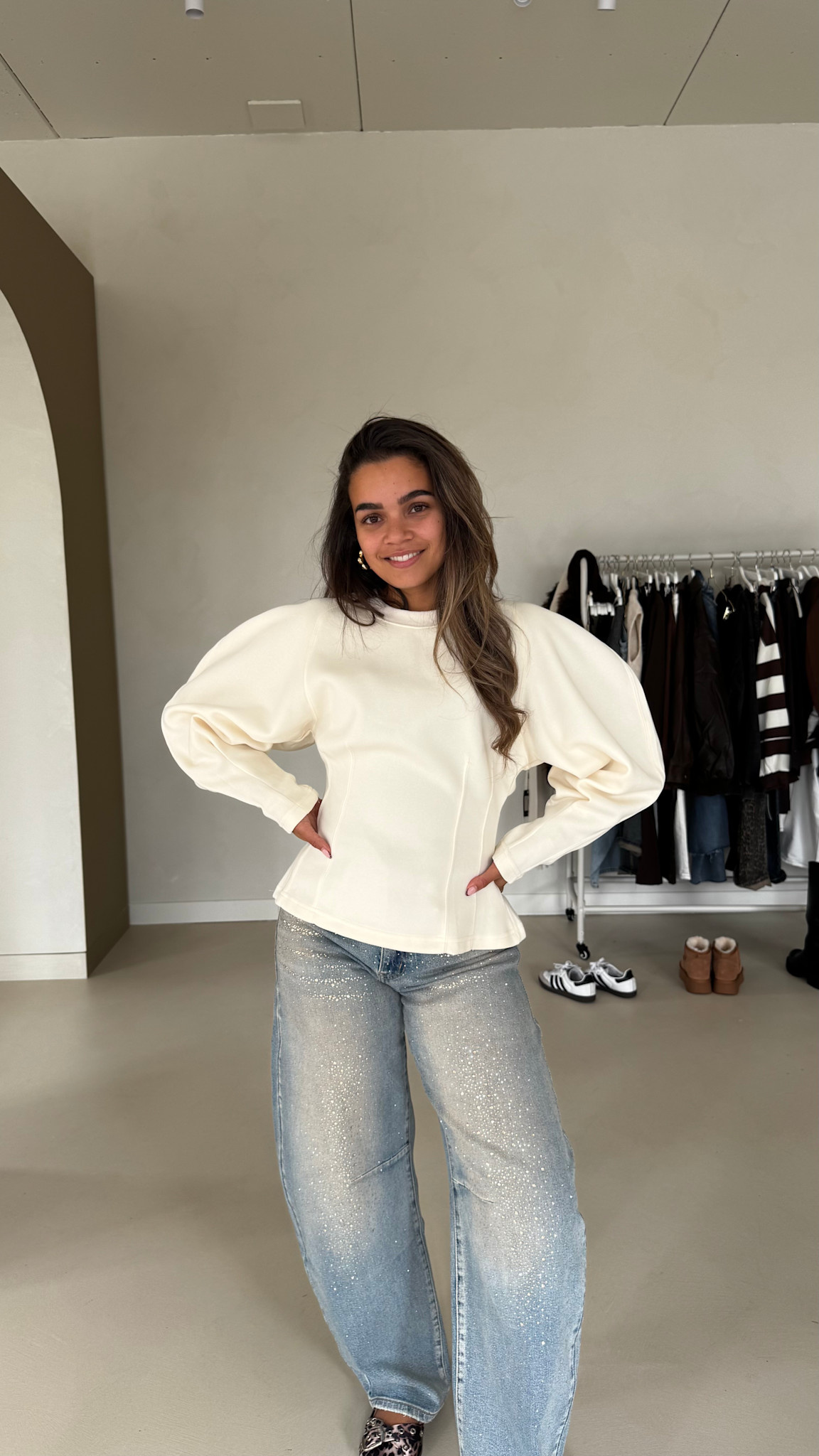 Sweater taille - offwhite