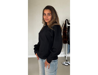 Sweater taille - zwart