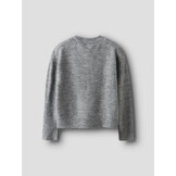 NKFSOFITA LS BOXY KNIT 13250531 Grey Melange
