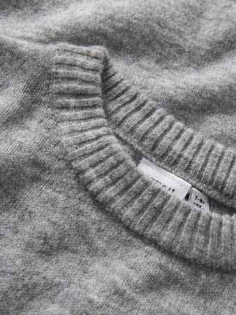 NKFSOFITA LS BOXY KNIT 13250531 Grey Melange