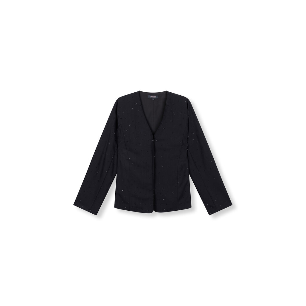 REFINED hourglass blazer stones JILL R2511451836 BLACK
