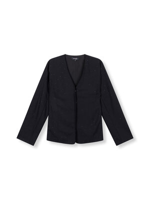 hourglass blazer stones JILL R2511451836 BLACK