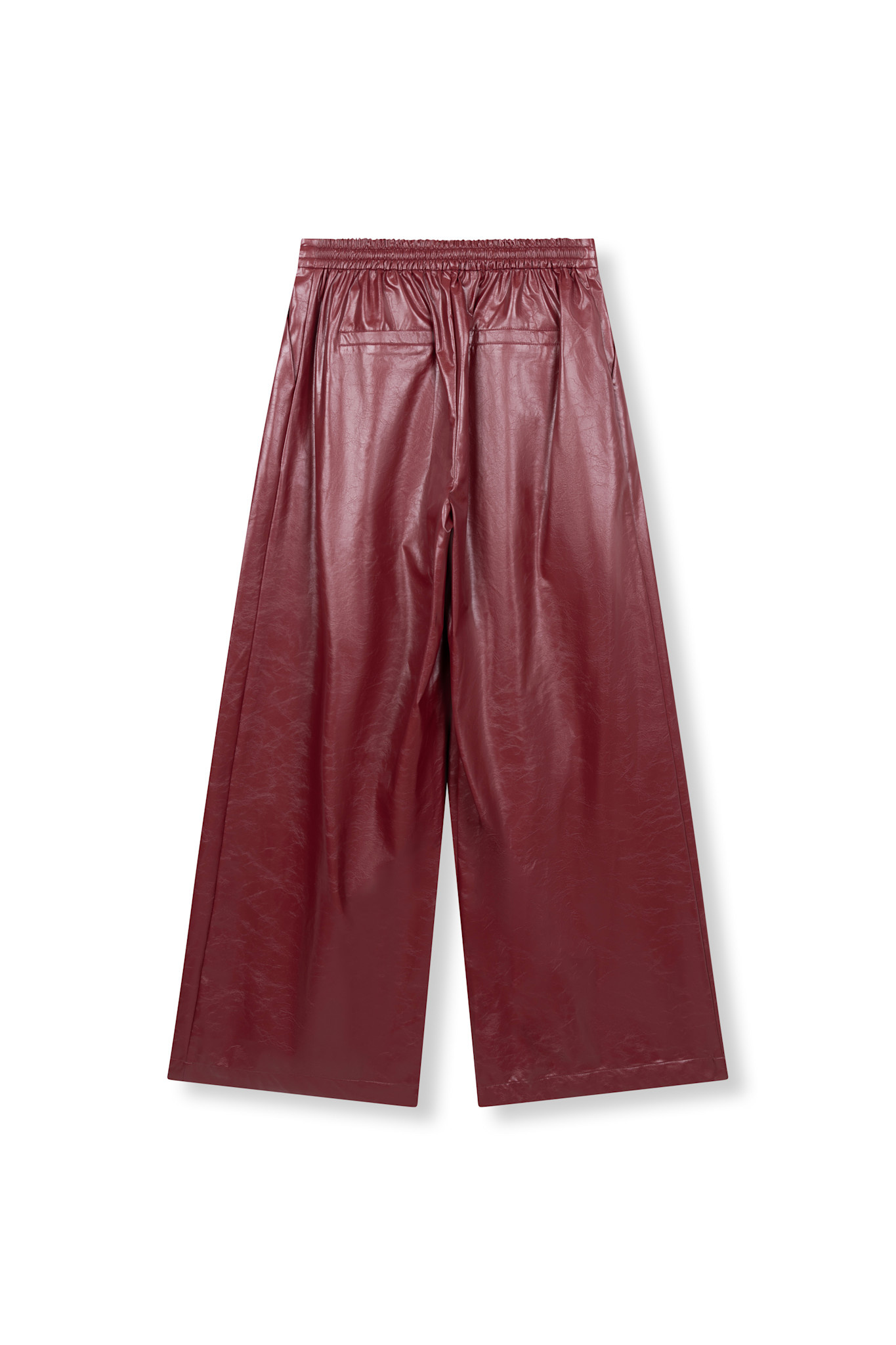 BIBI woven pu pants R2511194843 BORDEAUX