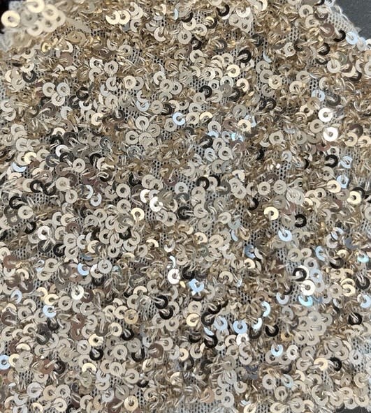 Sequin mini dress 26651 Gold