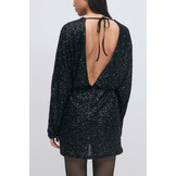 Sequin mini dress 26651 Gold