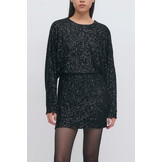 Sequin mini dress 26651 Gold