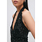 Gina Tricot Sequin halterneck top 26682 Black (9000)