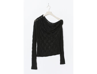 Rhinestone lace top 26693 Black (9000)