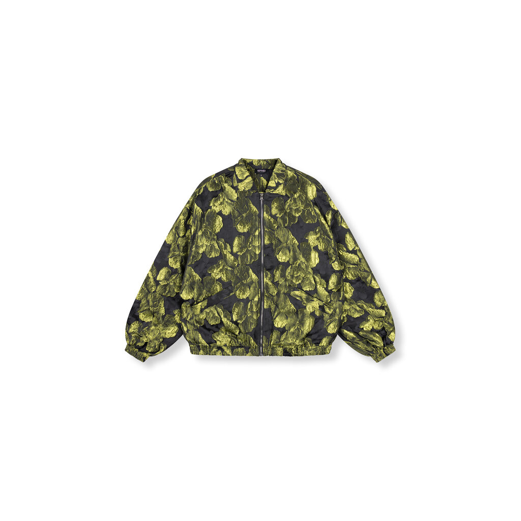 REFINED Jacquard bomber ASH R2512459832 LIME