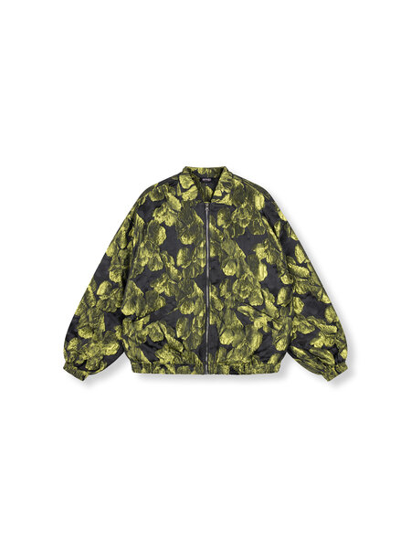 REFINED Jacquard bomber ASH R2512459832 LIME