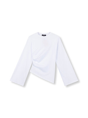 assymetric longsleeve ROMY R2512813878 WHITE