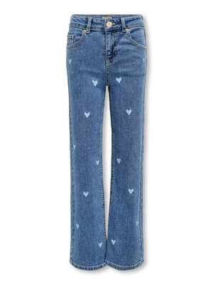 KOGJUICY JEANS 15315607 Medium Blue BLUE HEARTS