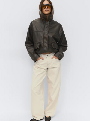 Baggy barrel jeans 27695 Butter yellow (2076)