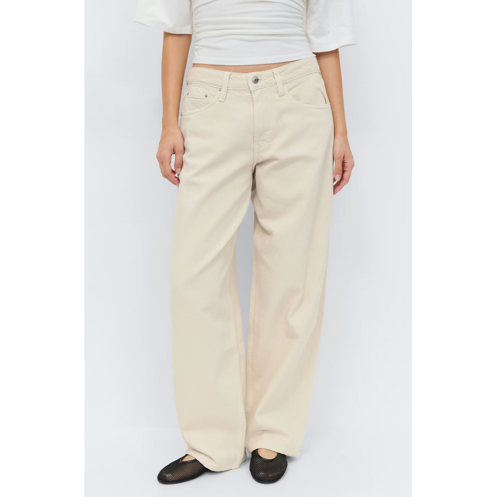 Gina Tricot Baggy barrel jeans 27695 Butter yellow (2076)