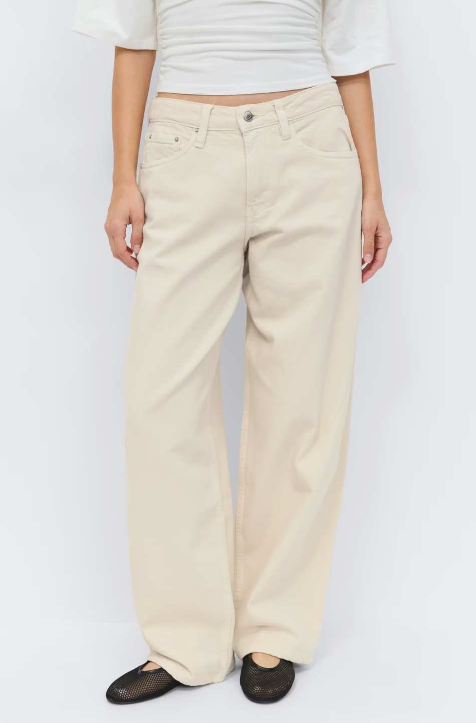 Baggy barrel jeans 27695 Butter yellow (2076)