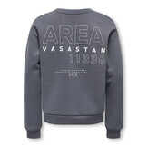 KOGZENJA BOXY L/S PRINTED SWT 15358097 Blackened Pearl Vasastan