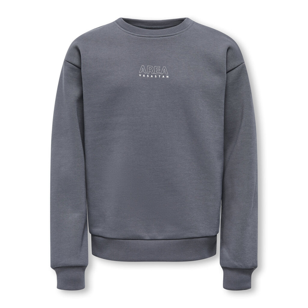 KIDS ONLY KOGZENJA BOXY L/S PRINTED SWT 15358097 Blackened Pearl Vasastan