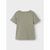 NBMFENG SS SLIM TOP LIL 13246798 Moss Gray
