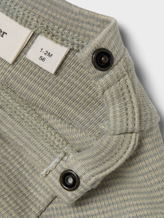 NBMFENG SS SLIM TOP LIL 13246798 Moss Gray