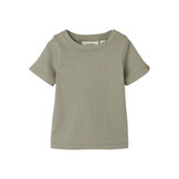 NBMFENG SS SLIM TOP LIL 13246798 Moss Gray
