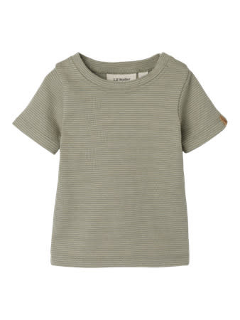 NBMFENG SS SLIM TOP LIL 13246798 Moss Gray