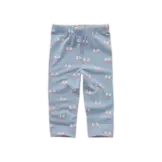 Legging smiley print  S25-1740 Misty blue