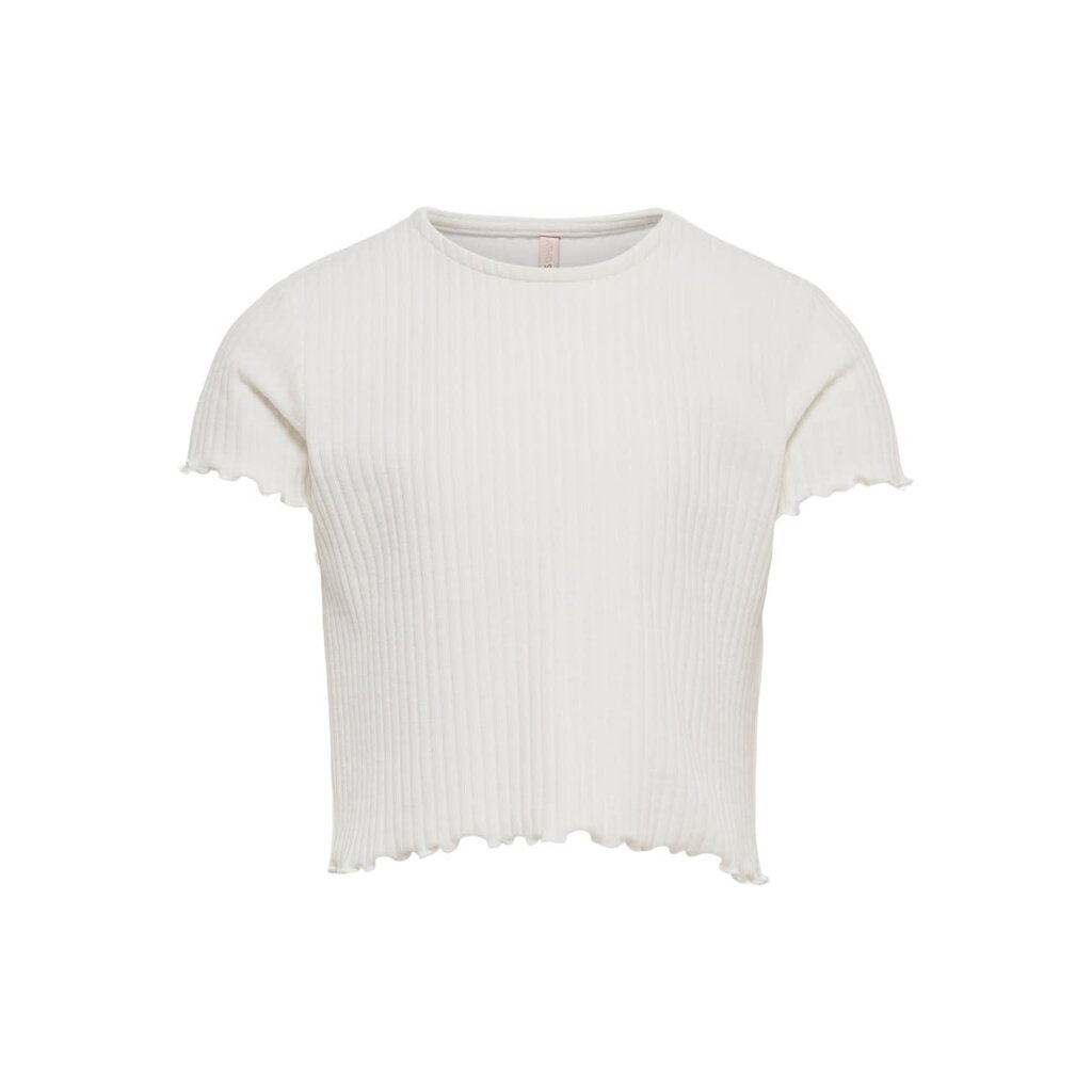 KIDS ONLY KOGNELLA S/S O-NECK TOP NOOS JRS 15225338 - cloud dancer