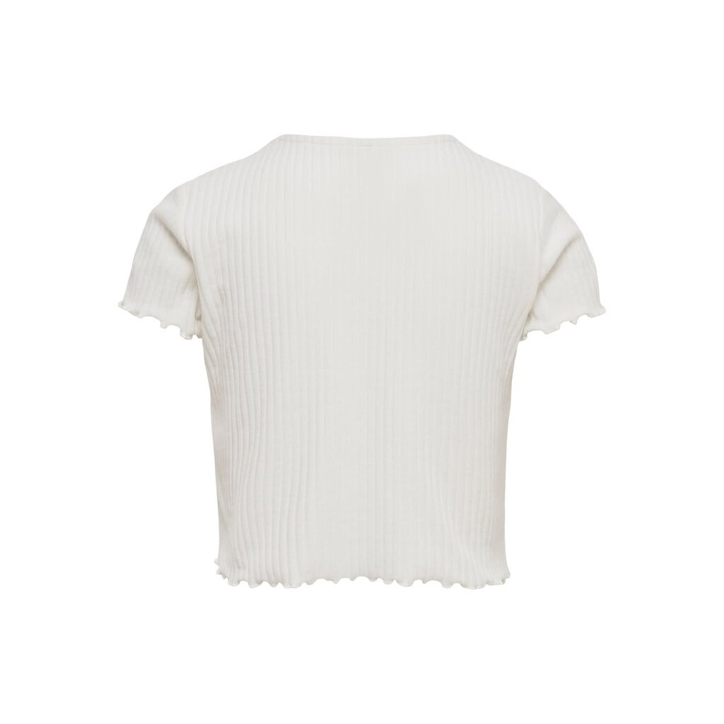KIDS ONLY KOGNELLA S/S O-NECK TOP NOOS JRS 15225338 - cloud dancer