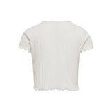 KOGNELLA S/S O-NECK TOP NOOS JRS 15225338 - cloud dancer