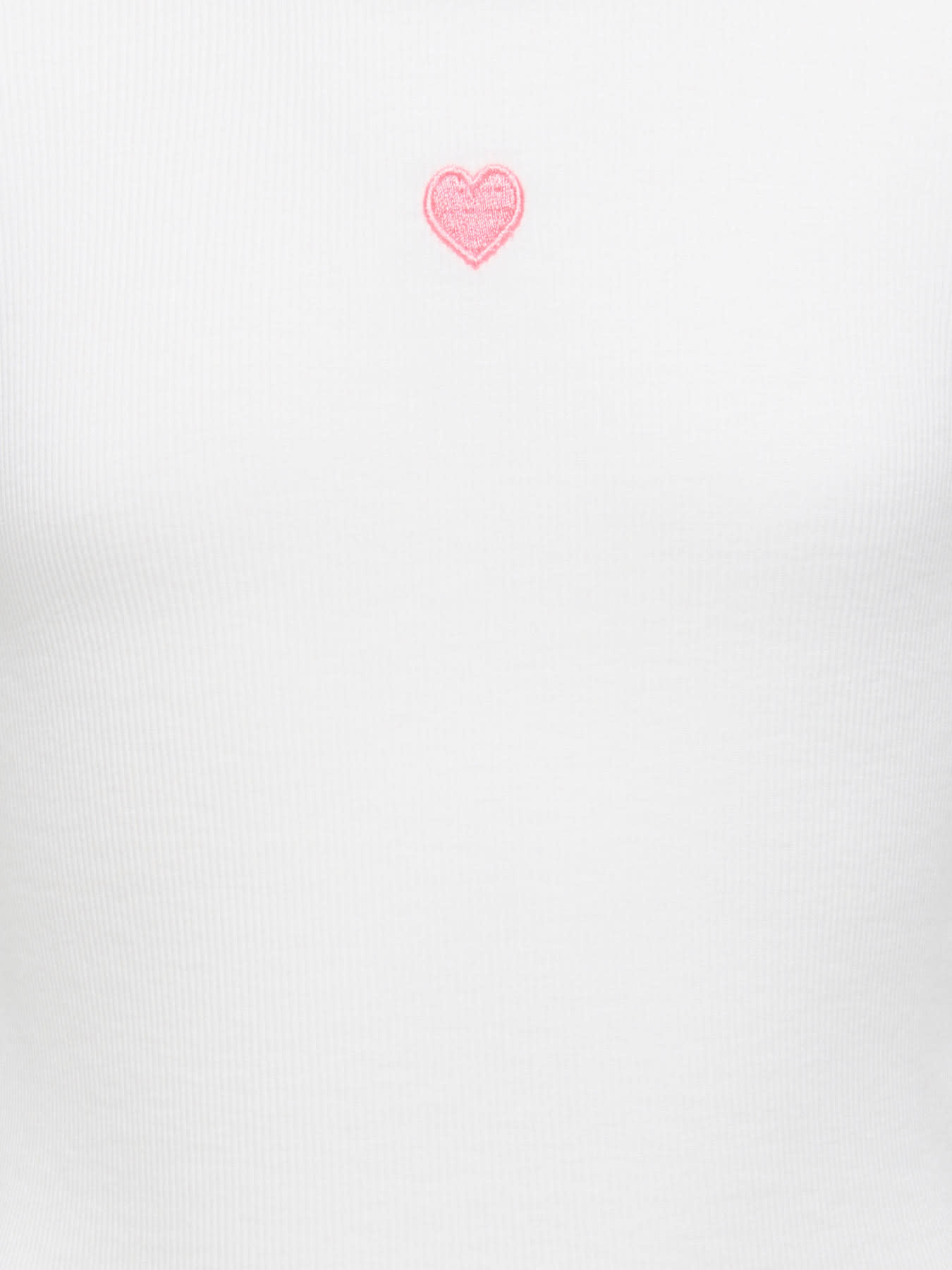 KOGELVA JUNE EMB S/S TEE CS JRS 15368642 Cloud Dancer Heart/Romance Rose/EMB