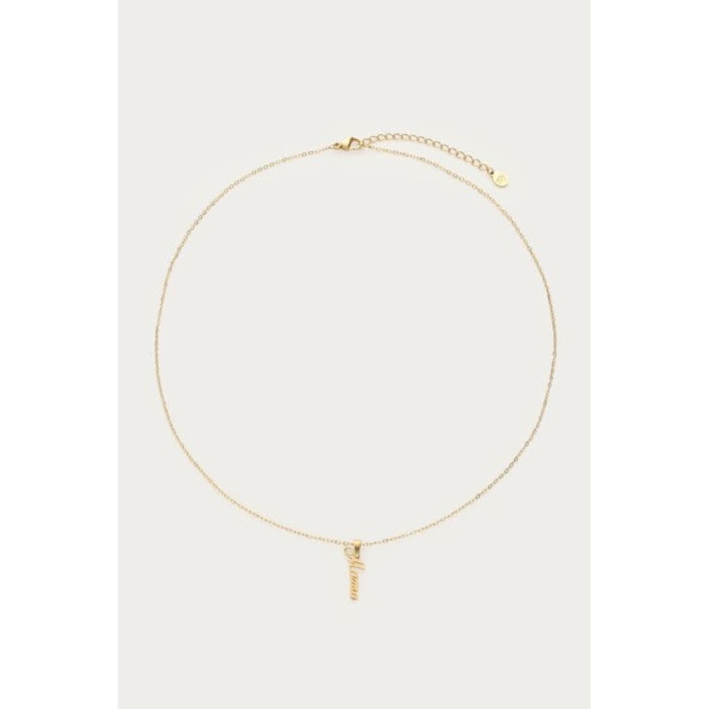 Love minimalistische ketting mama MJ13061 Goud