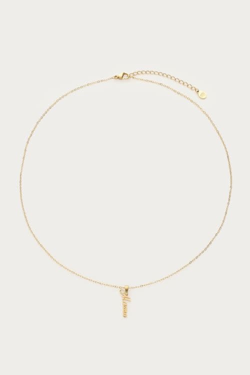Love minimalistische ketting mama MJ13061 Goud