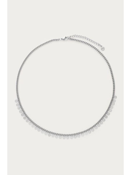 Necklace little coins MJ02707 Silver