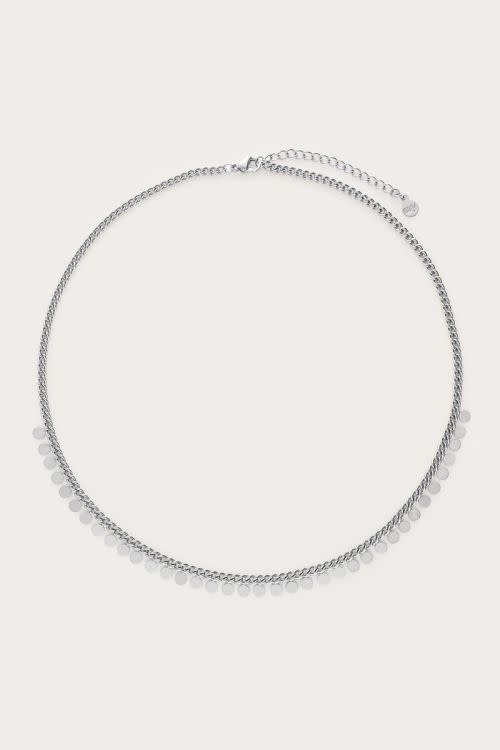 Necklace little coins MJ02707 Silver