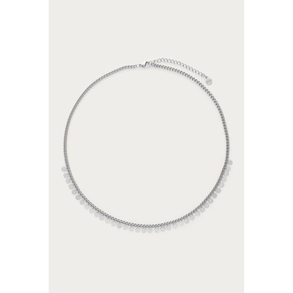 Ketting little coins MJ02707 Zilver