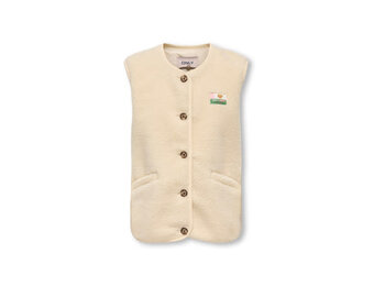 KOGBABY LIFE TEDDY VEST CS PNT 15366088 Antique White Vintage Badge