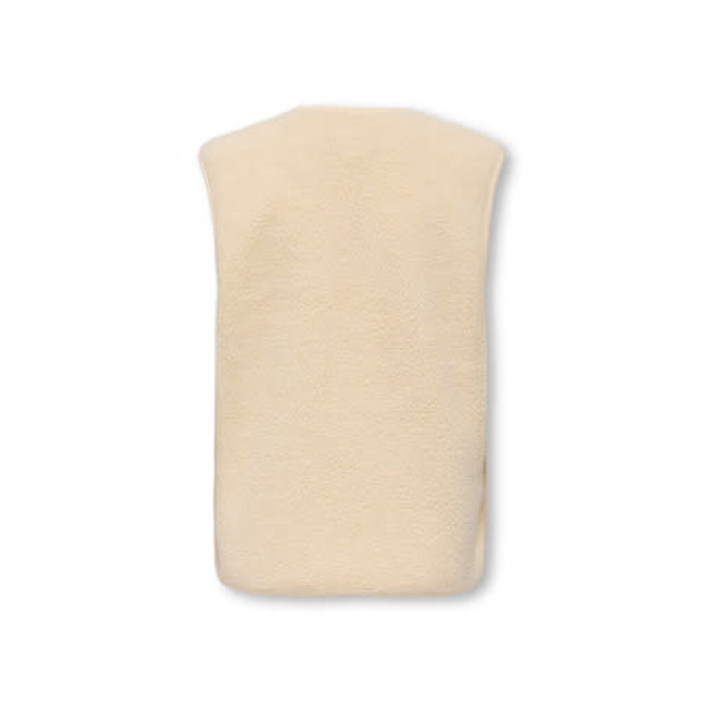 KIDS ONLY KOGBABY LIFE TEDDY VEST CS PNT 15366088 Antique White Vintage Badge