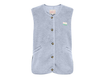 KOGBABY LIFE TEDDY VEST CS PNT 15366088 Cashmere Blue Vintage Badge