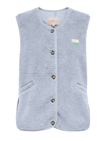 KOGBABY LIFE TEDDY VEST CS PNT 15366088 Cashmere Blue Vintage Badge