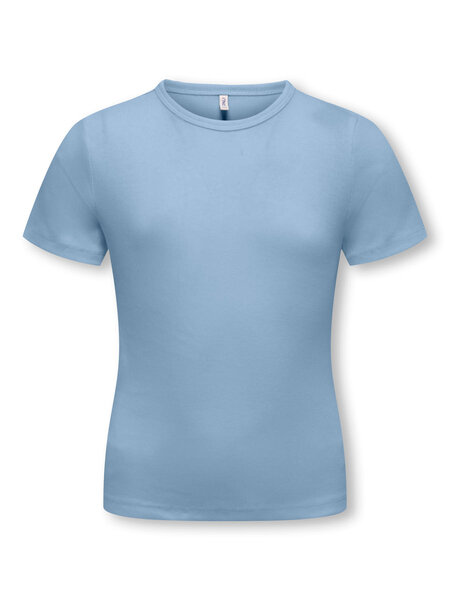 KIDS ONLY KOGLUCKY S/S O NECK TOP JRS NOOS 15367893 Soft Chambray